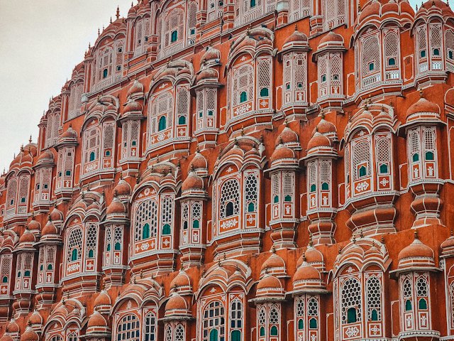 The Hawa Mahal in Jaipur